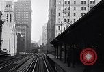 Image of Elevated train of the Interborough Rapid Transit System in Manhattan New York City USA, 1916, second 13 stock footage video 65675035665