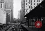 Image of Elevated train of the Interborough Rapid Transit System in Manhattan New York City USA, 1916, second 15 stock footage video 65675035665