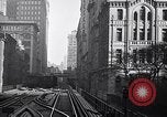 Image of Elevated train of the Interborough Rapid Transit System in Manhattan New York City USA, 1916, second 22 stock footage video 65675035665
