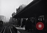 Image of Elevated train of the Interborough Rapid Transit System in Manhattan New York City USA, 1916, second 36 stock footage video 65675035665