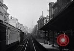 Image of Elevated train of the Interborough Rapid Transit System in Manhattan New York City USA, 1916, second 51 stock footage video 65675035665