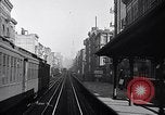 Image of Elevated train of the Interborough Rapid Transit System in Manhattan New York City USA, 1916, second 52 stock footage video 65675035665
