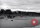 Image of breeches buoy rescue Muskegon Michigan USA, 1916, second 44 stock footage video 65675035670