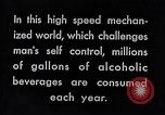 Image of drunken man New York City USA, 1939, second 7 stock footage video 65675035677