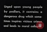 Image of marijuana cigarette New York City USA, 1939, second 20 stock footage video 65675035678