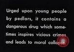 Image of marijuana cigarette New York City USA, 1939, second 30 stock footage video 65675035678