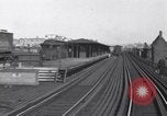 Image of Seam locomotive pulling train up the West side of Manhattan New York City USA, 1915, second 16 stock footage video 65675035688