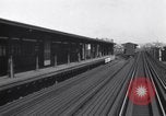 Image of Seam locomotive pulling train up the West side of Manhattan New York City USA, 1915, second 22 stock footage video 65675035688