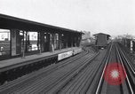 Image of Seam locomotive pulling train up the West side of Manhattan New York City USA, 1915, second 25 stock footage video 65675035688