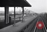 Image of Seam locomotive pulling train up the West side of Manhattan New York City USA, 1915, second 38 stock footage video 65675035688