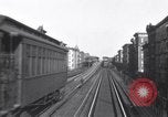 Image of Seam locomotive pulling train up the West side of Manhattan New York City USA, 1915, second 53 stock footage video 65675035688