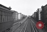 Image of Seam locomotive pulling train up the West side of Manhattan New York City USA, 1915, second 54 stock footage video 65675035688