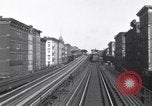 Image of Seam locomotive pulling train up the West side of Manhattan New York City USA, 1915, second 61 stock footage video 65675035688