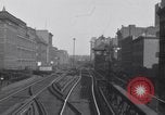 Image of POV front and rear of moving train New York City USA, 1916, second 32 stock footage video 65675035690