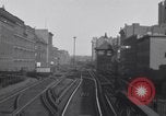 Image of POV front and rear of moving train New York City USA, 1916, second 33 stock footage video 65675035690