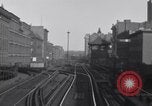 Image of POV front and rear of moving train New York City USA, 1916, second 34 stock footage video 65675035690