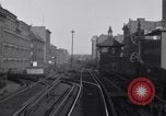 Image of POV front and rear of moving train New York City USA, 1916, second 35 stock footage video 65675035690