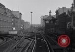 Image of POV front and rear of moving train New York City USA, 1916, second 36 stock footage video 65675035690