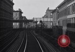 Image of POV front and rear of moving train New York City USA, 1916, second 49 stock footage video 65675035690
