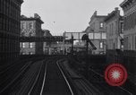 Image of POV front and rear of moving train New York City USA, 1916, second 51 stock footage video 65675035690