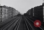 Image of POV front and rear of moving train New York City USA, 1916, second 59 stock footage video 65675035690