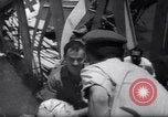 Standbild Israel und Jordanien Austausch von Gefangenen der Allenby Brücke Jordanien, 1967, aus Sekunde 12 historischem Filmmaterial Videoclip 65675035694