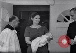 Image of President and Mrs. Lyndon B Johnson attend grandson's baptism Texas United States USA, 1967, second 7 stock footage video 65675035698