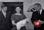 Image of President and Mrs. Lyndon B Johnson attend grandson's baptism Texas United States USA, 1967, second 10 stock footage video 65675035698