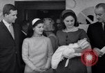 Image of President and Mrs. Lyndon B Johnson attend grandson's baptism Texas United States USA, 1967, second 16 stock footage video 65675035698