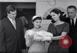 Image of President and Mrs. Lyndon B Johnson attend grandson's baptism Texas United States USA, 1967, second 22 stock footage video 65675035698