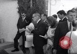Image of President and Mrs. Lyndon B Johnson attend grandson's baptism Texas United States USA, 1967, second 24 stock footage video 65675035698