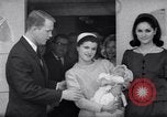 Image of President and Mrs. Lyndon B Johnson attend grandson's baptism Texas United States USA, 1967, second 25 stock footage video 65675035698