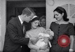 Image of President and Mrs. Lyndon B Johnson attend grandson's baptism Texas United States USA, 1967, second 26 stock footage video 65675035698