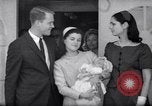 Image of President and Mrs. Lyndon B Johnson attend grandson's baptism Texas United States USA, 1967, second 28 stock footage video 65675035698