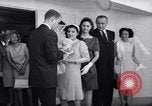Image of President and Mrs. Lyndon B Johnson attend grandson's baptism Texas United States USA, 1967, second 32 stock footage video 65675035698