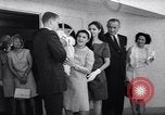 Image of President and Mrs. Lyndon B Johnson attend grandson's baptism Texas United States USA, 1967, second 33 stock footage video 65675035698