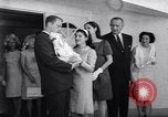 Image of President and Mrs. Lyndon B Johnson attend grandson's baptism Texas United States USA, 1967, second 35 stock footage video 65675035698