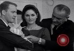 Image of President and Mrs. Lyndon B Johnson attend grandson's baptism Texas United States USA, 1967, second 41 stock footage video 65675035698