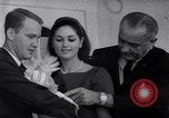 Image of President and Mrs. Lyndon B Johnson attend grandson's baptism Texas United States USA, 1967, second 42 stock footage video 65675035698