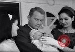 Image of President and Mrs. Lyndon B Johnson attend grandson's baptism Texas United States USA, 1967, second 46 stock footage video 65675035698