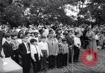 Image of Nine couples marry in Brooklyn's Prospect Park New York City USA, 1967, second 8 stock footage video 65675035699