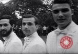 Image of Nine couples marry in Brooklyn's Prospect Park New York City USA, 1967, second 10 stock footage video 65675035699