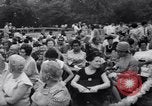 Image of Nine couples marry in Brooklyn's Prospect Park New York City USA, 1967, second 25 stock footage video 65675035699