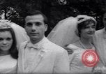 Image of Nine couples marry in Brooklyn's Prospect Park New York City USA, 1967, second 27 stock footage video 65675035699
