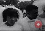 Image of Nine couples marry in Brooklyn's Prospect Park New York City USA, 1967, second 35 stock footage video 65675035699