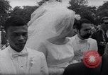 Image of Nine couples marry in Brooklyn's Prospect Park New York City USA, 1967, second 39 stock footage video 65675035699