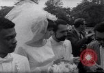 Image of Nine couples marry in Brooklyn's Prospect Park New York City USA, 1967, second 40 stock footage video 65675035699