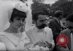 Image of Nine couples marry in Brooklyn's Prospect Park New York City USA, 1967, second 41 stock footage video 65675035699