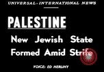 Standbild Israelische Soldaten besetzen palästinensischen Stadt in 1948 Israel, 1948, aus Sekunde 4 historischem Filmmaterial Videoclip 65675035701