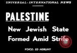 Standbild Israelische Soldaten besetzen palästinensischen Stadt in 1948 Israel, 1948, aus Sekunde 5 historischem Filmmaterial Videoclip 65675035701